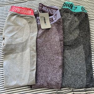 Bundle Of 3 Gymshark Tights / Leggings